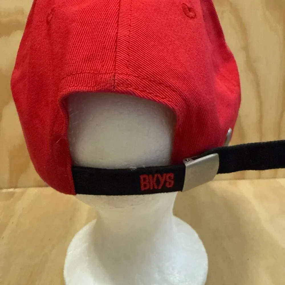 CAP HAT BKYS LUCKY CHARM BASEBALL - ONE SIZE - RED BLACK